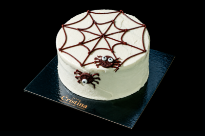 Tarta de Halloween Red Velvet - Telaraña
